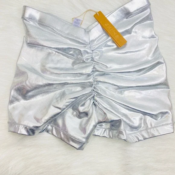 Skims Metallic V Waist Swim bottom Size XXS - NWT - Picture 2 of 5